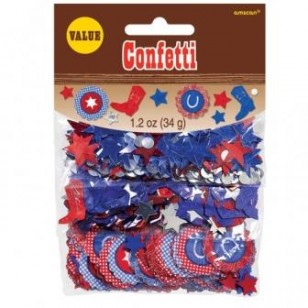 Cowboy Western Square Dance Table Confetti